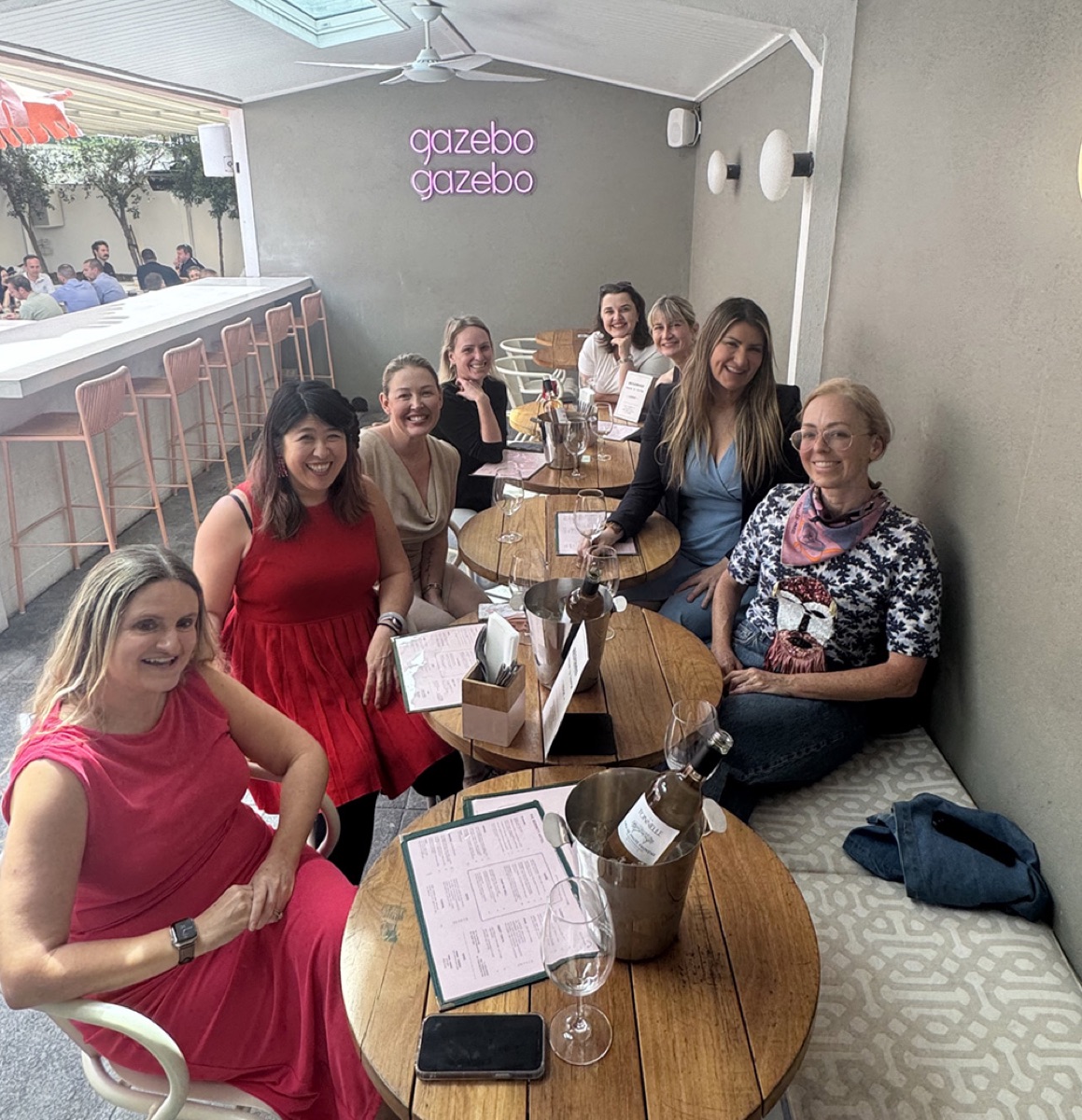 WITH members at a meet-up
